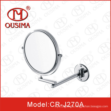 Single Side Wall Mounted Round Cosmetic Mirror